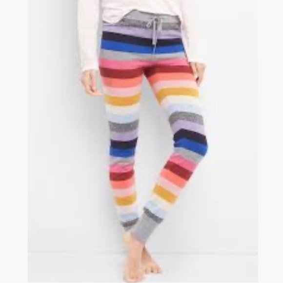 Gap Body Crazy Stripe Sweater Leggings Sz. XS - Picture 1 of 8